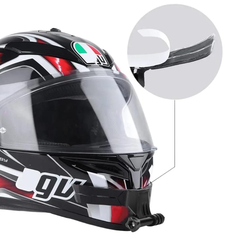 【C】حامل ذقن خوذة الدراجة النار - مراجعة Action Camera Motorcycle Helmet Mount وسعره