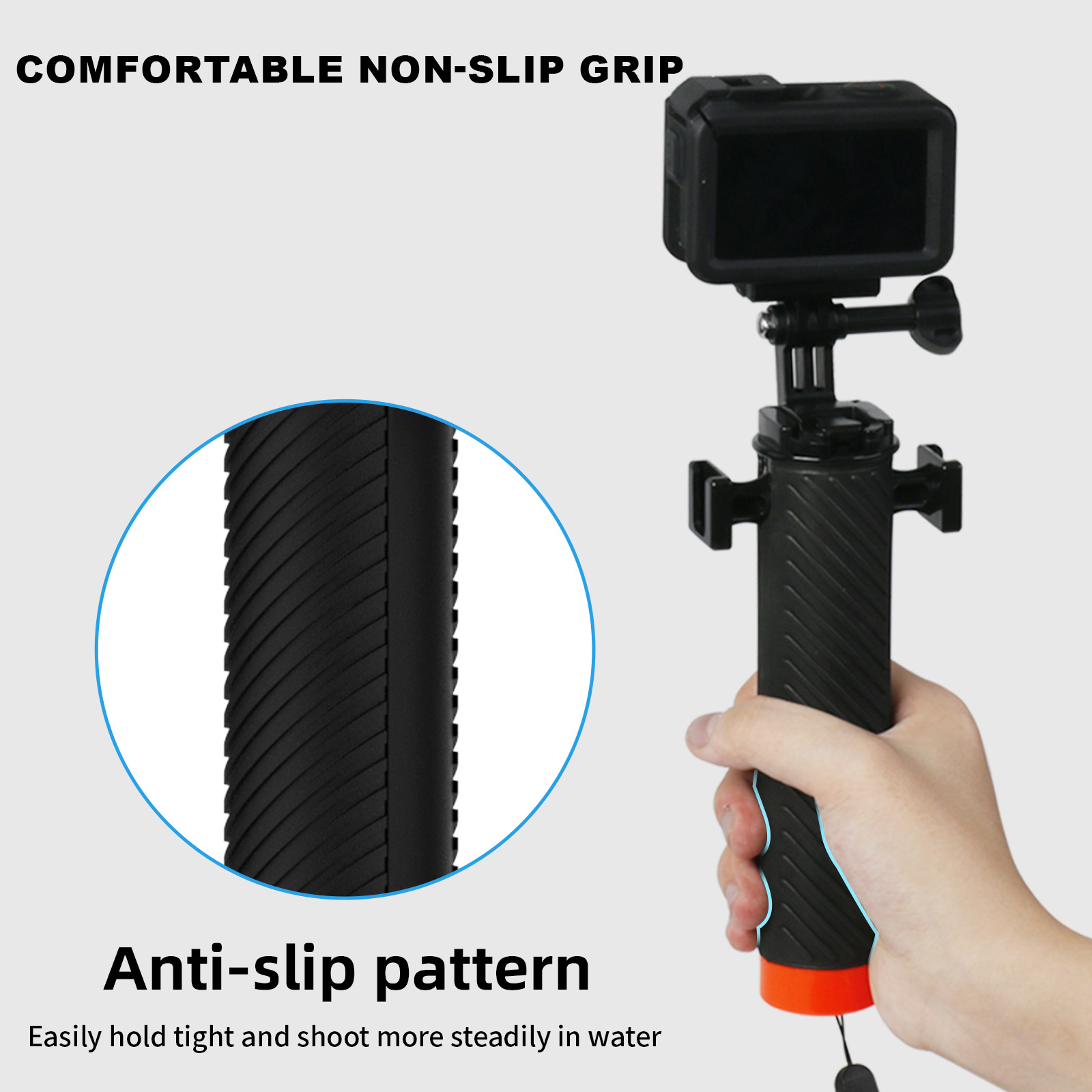 مقبض يد عائم لكاميرات Insta360 - مراجعة Action Camera Floating Handle Grip وسعره